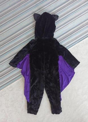 Теплый карнавальный  маскарадный костюм на хеллоуин хелловин монстр оборотень ночь паук летучая мышь2 фото