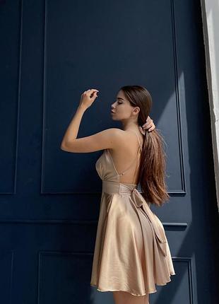Шовкова сукня міні