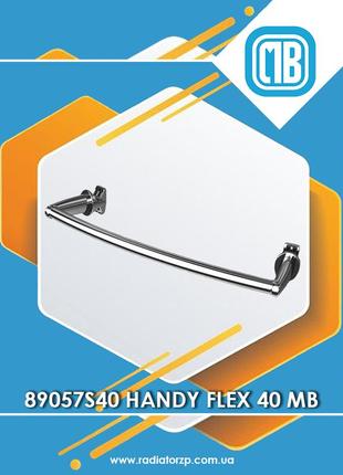 89057s40 handy flex 40 тримач рушників радіусний для сушарок для рушників трубчастого типу l = 400 мм хром mb