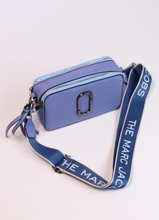 Сумочка logo blue, сумка крос боді, кросбоді голуба, клатч марк джейкобс крос-боді4 фото