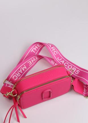 Сумочка в стиле barbie logo pink, сумка клатч розовая фуксия, барби, малиновая2 фото