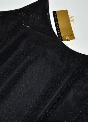 Расклешенное платье на бретельках с люрексом переливающее2 фото