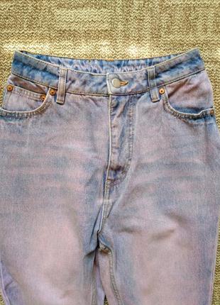Класні рожево - сині джинси4 фото