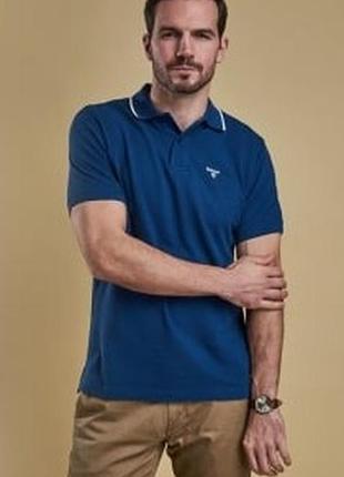 Barbour tipped sport polo shirt поло