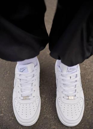 Кроссовки nike air force 1 classic white4 фото