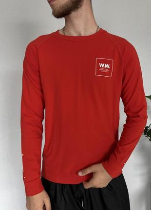 Wood wood longsleeve чоловіча кофта лонг лонгслів вуд вуд