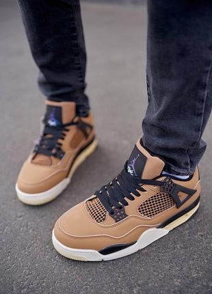 Кросівки nike air jordan 4 fossil