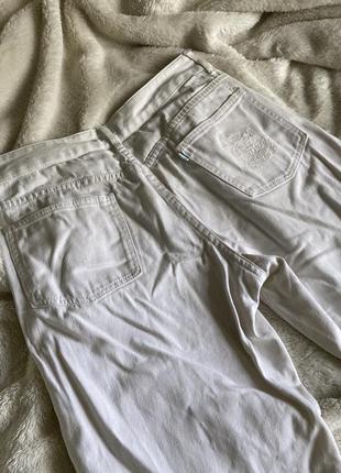 Белые джинсы, джинсы с заниженной посадкой6 фото