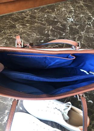 Сумка шоппер в полоску 48:30 см7 фото