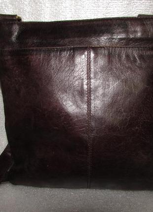 Мужская сумка 100% натуральная кожа =genuine leather=индия4 фото