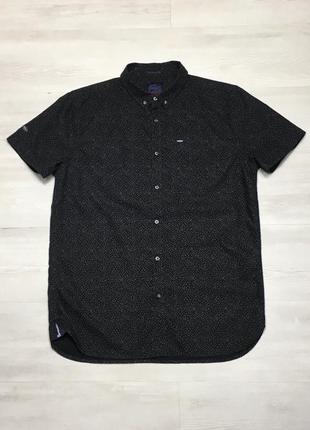 Premium superdry indigo loom oxford фірмова чоловіча сорочка кежуал по типу diesel2 фото