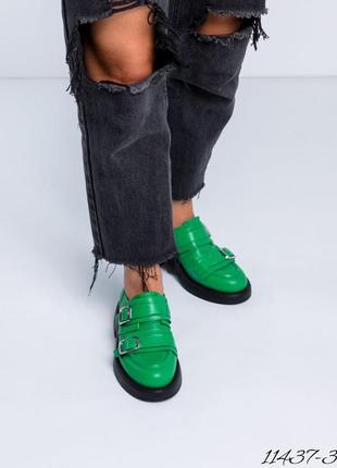 Туфли с ремешками натуральная итальянская кожа2 фото