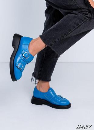 Туфли с ремешками натуральная итальянская кожа3 фото