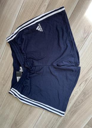 Шорты мужские серые трикотаж батал xl-2xl adidas