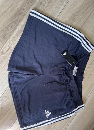 Шорты мужские серые трикотаж батал xl-2xl adidas6 фото