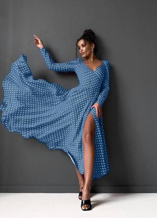 Трендова сукня в горошок ✨4 фото
