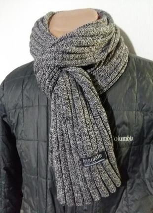 Стильный теплый шарф унисекс6 фото
