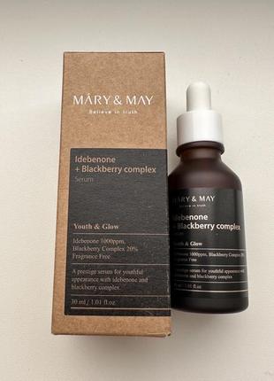 Mary&may idebenone + blackberry complex – сироватка з антиоксидантами