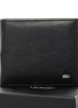 Чоловічий шкіряний гаманець classic bond msm-3 black
