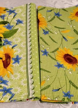 Набір барвистих кухонних рушників "соняшники"4 фото