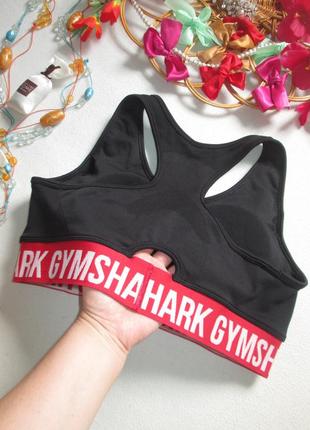 Шикарный плотный спортивный топ батал с логотипом gymshark 💜💖💜4 фото