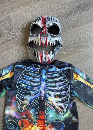 Карнавальный костюм скелет 3 4 года на хеловин4 фото