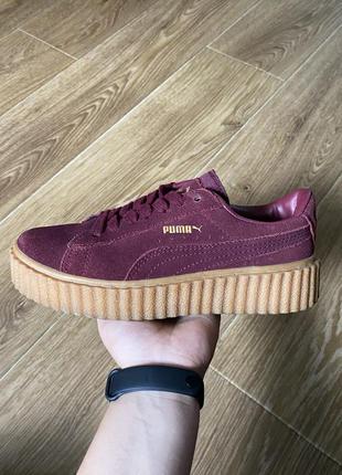 Кроссовки замшевые puma rihanna fenty