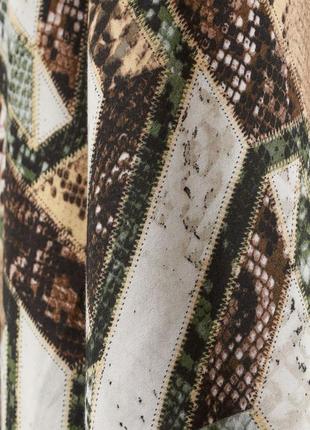 Стильная штапельная юбка миди из вискозы h&amp;m,p. 404 фото