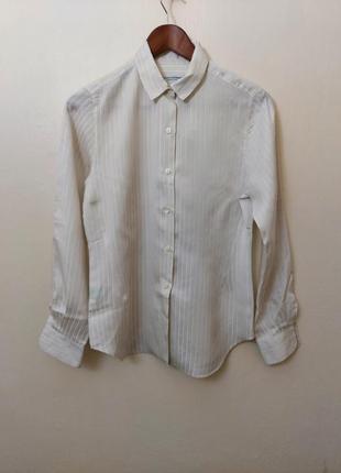 Дизайнерська шовкова блуза clara cottmann/вінтаж
