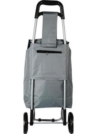 Візок з сумкою господарською 32л на колесах eco fabric2 фото