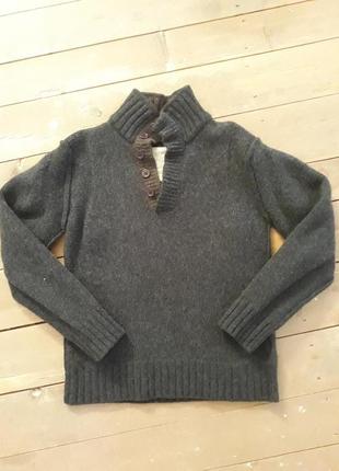 Очень теплый свитер 100% шерсть ламы