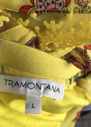 Жовта блуза реглан,футболка під шовк,мереживо,tramontana4 фото