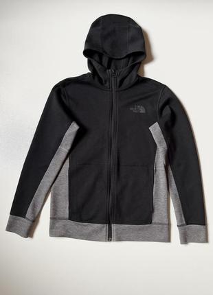 Кофта зіп худі the north face tnf чорно-сірий колі розмір xs-s2 фото