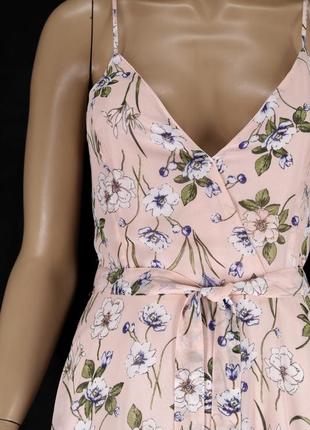 Резерв!!! брендове ніжне шифонове плаття міні "primark" з квітковим принтом. розмір uk8/eur36.2 фото
