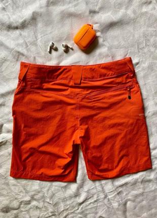 Оранжевые спортивные шорты велосипедки salomon clima wind2 фото