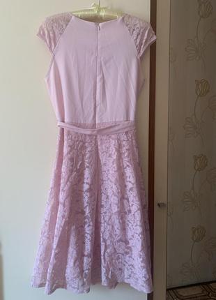 Фірмове дуже ніжне плаття ніжно- рожевого кольору для молодих панянок від dorothy perkins7 фото