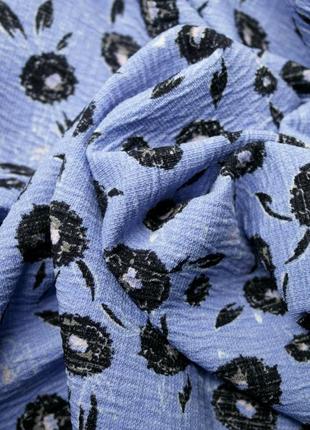 Гарне брендове плаття міні "next" блакитне з квітковим принтом. розмір uk12/eur40.6 фото