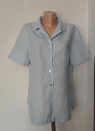 Брендовый льняной жакет пиджак блуза лен.1 фото
