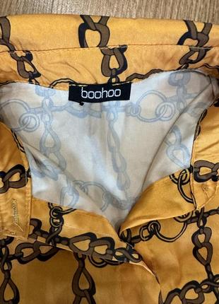 Атласный сатиновый костюм boohoo2 фото