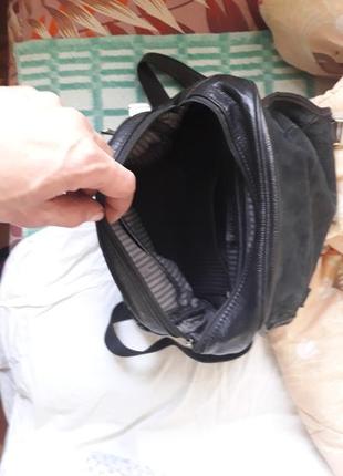 Брендовый винтажный кожаный  портфель connie line3 фото