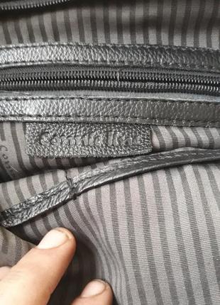 Брендовый винтажный кожаный  портфель connie line4 фото