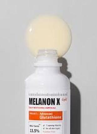 Легкая осветляющая ампула medi-peel melanon x ampoule light3 фото
