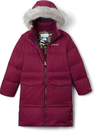 Пуховик зимняя куртка columbia kids' rockfall ii mid down jacket2 фото