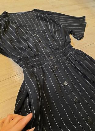 Сукня міді в смужку marks&spenser розмір 8/10/127 фото
