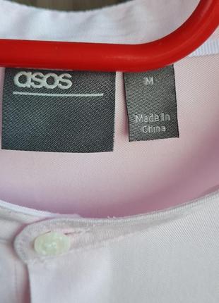 Мужская  рубашка по фигуре без ворота asos5 фото