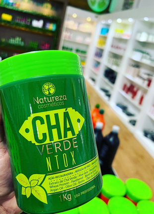 Ботокс для волос natureza ntox cha verde 1000 мл