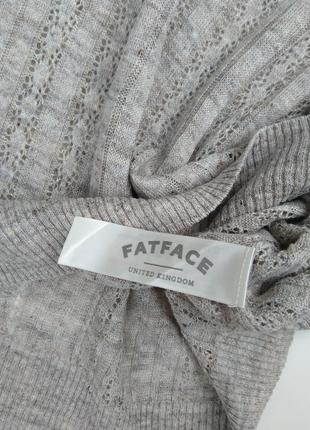 Футболка fat face 100% лен (майка, блуза, лён)2 фото