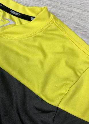 Крутая мужская спортивная футболка gymshark для тренировок спорта nike reebok crossfit6 фото