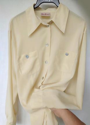 Шелковая блуза рубашка натуральный шелк, betty barclay5 фото