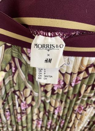Плиссированная юбка в цветочный принт h&amp;m, s4 фото